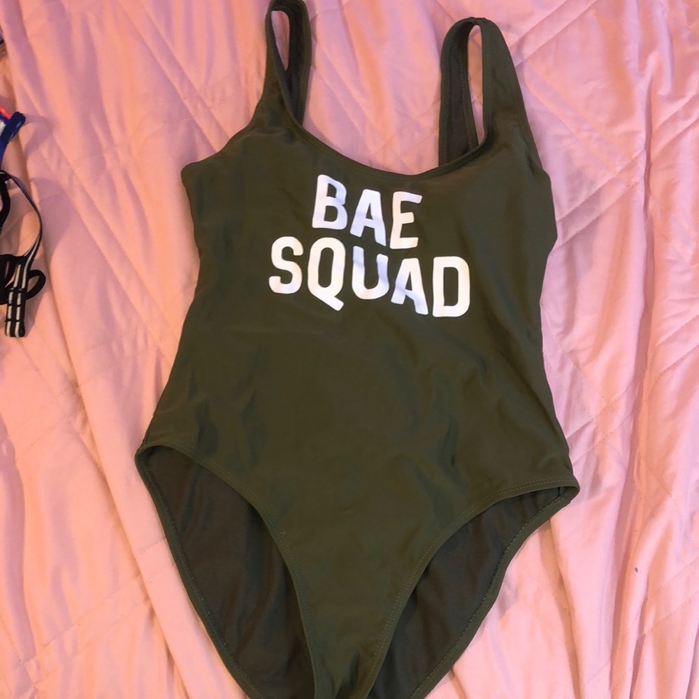Bae squad one piece swim suit